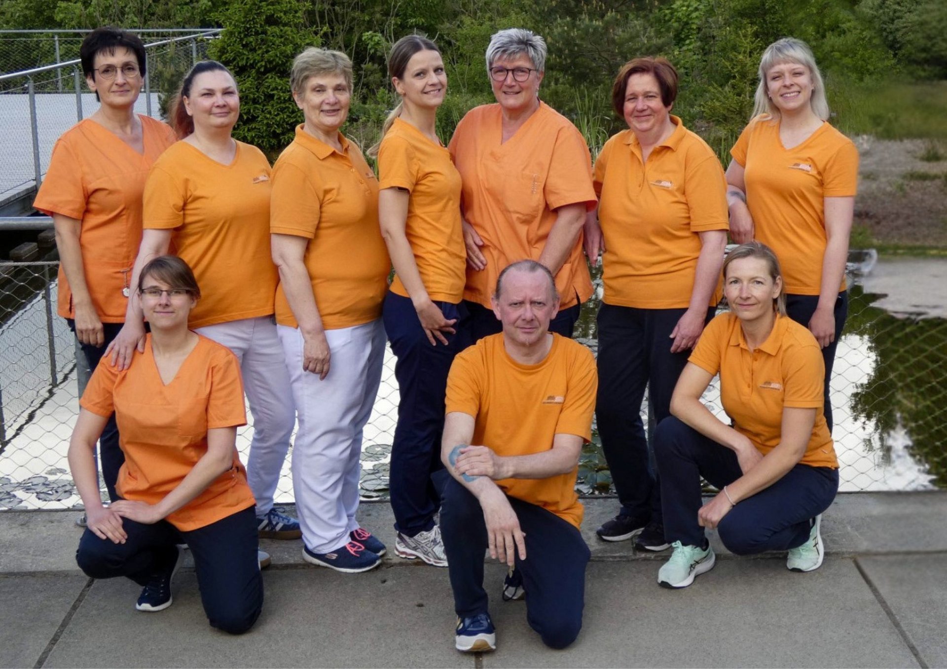 Gruppenfoto der Physiotherapie